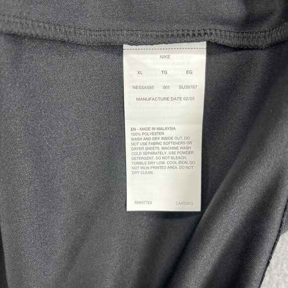 Nike DRI-FIT Swim Hydroguard Shirt Men's XL Black Sleeveless UPF+40 NESSA585 - Picture 13 of 16